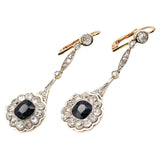 Pendientes Antiguos Zafiro 01