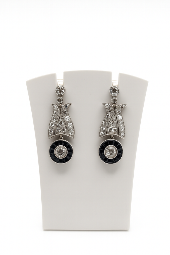 Pendientes Largos Art Decó