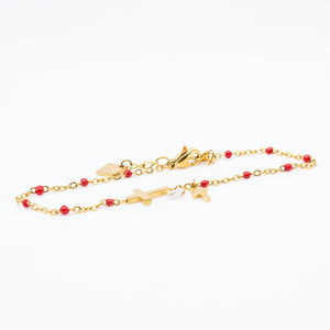 Pulsera Roja Cruz